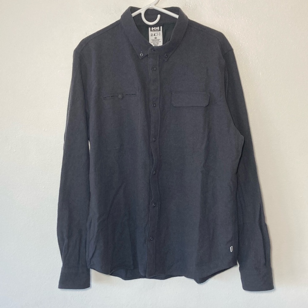 HELLY HANSEN Wool Long Sleeve Shirt - Button Down
